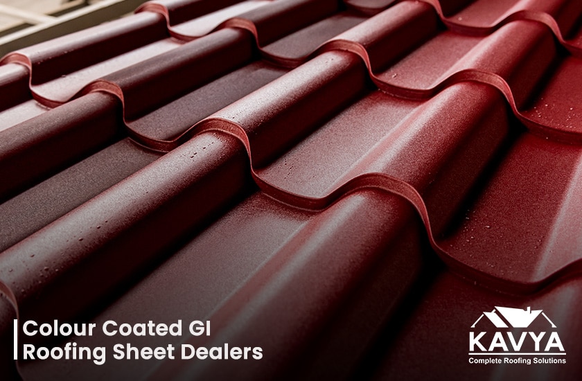 Colour Coated GI Roofing Sheet Dealers