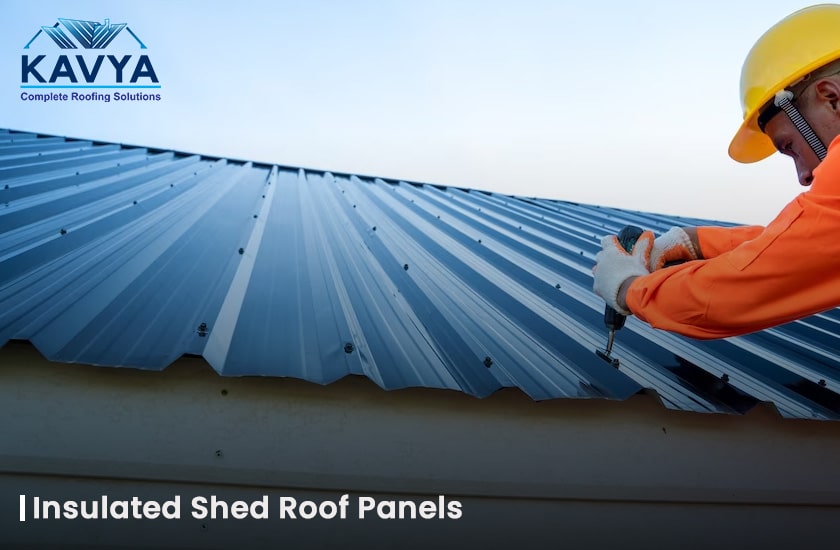 Insulated Shed Roof Panels
