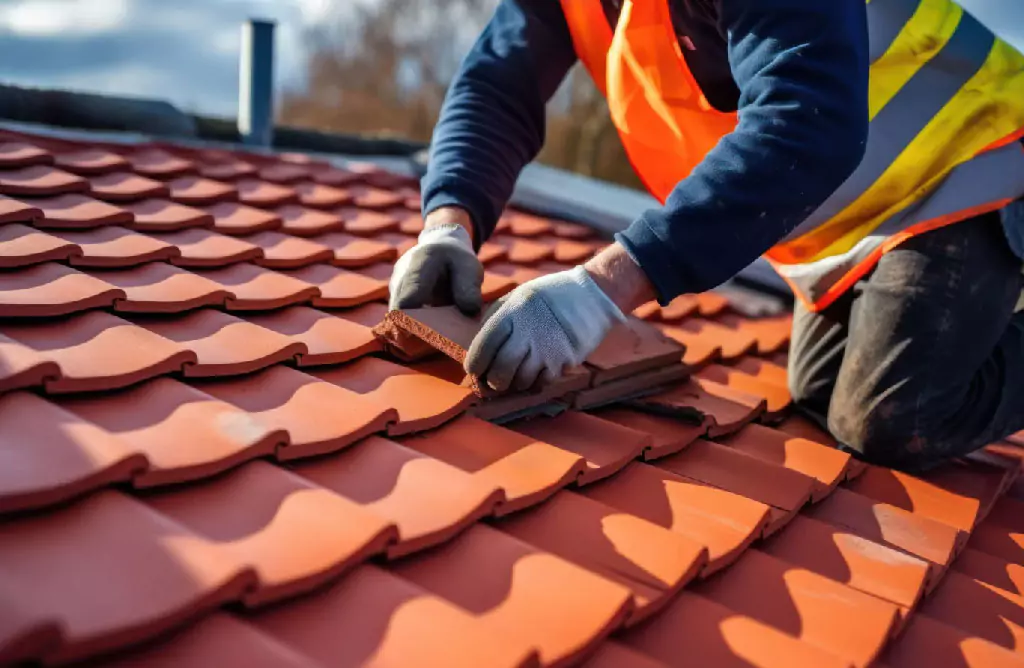 Professionals on a Roof, Representing a Roofing Company