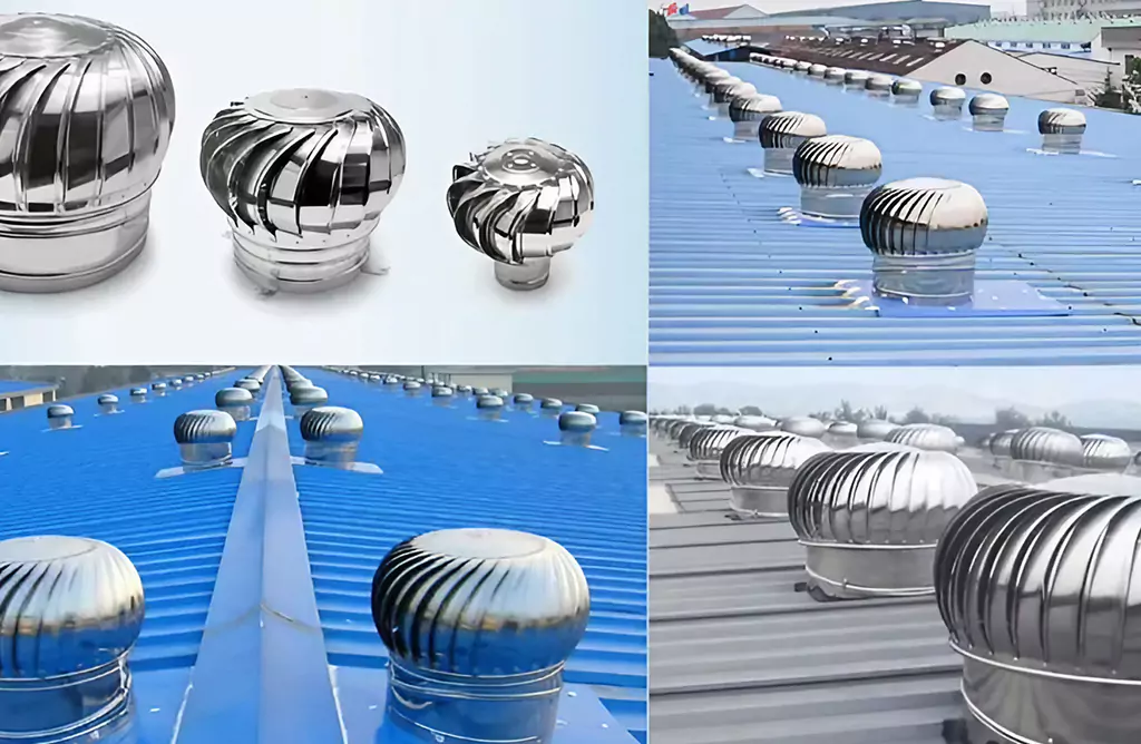 Turbo Ventilators Work on Natural Wind and Air Pressure