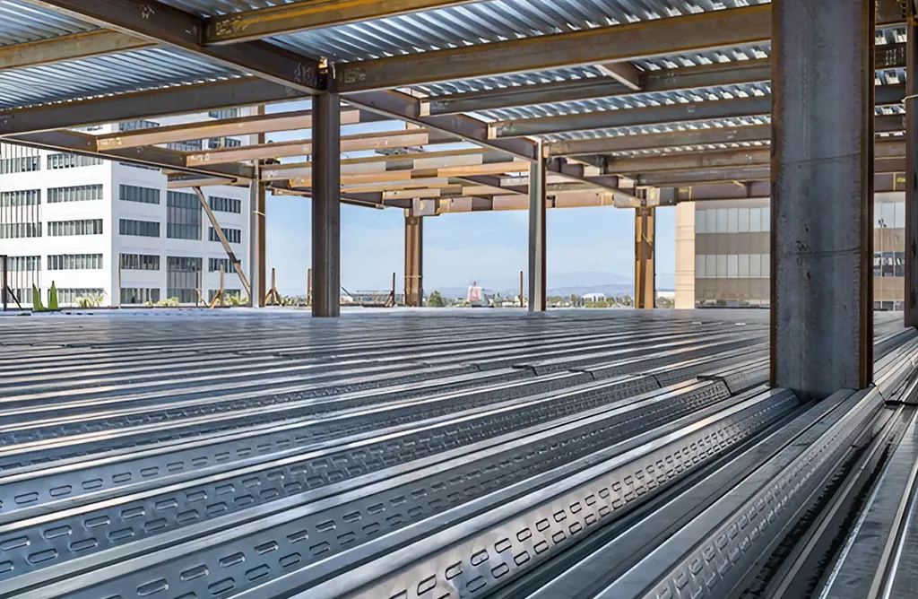 Deck Sheets acting as both Shuttering and Reinforcement