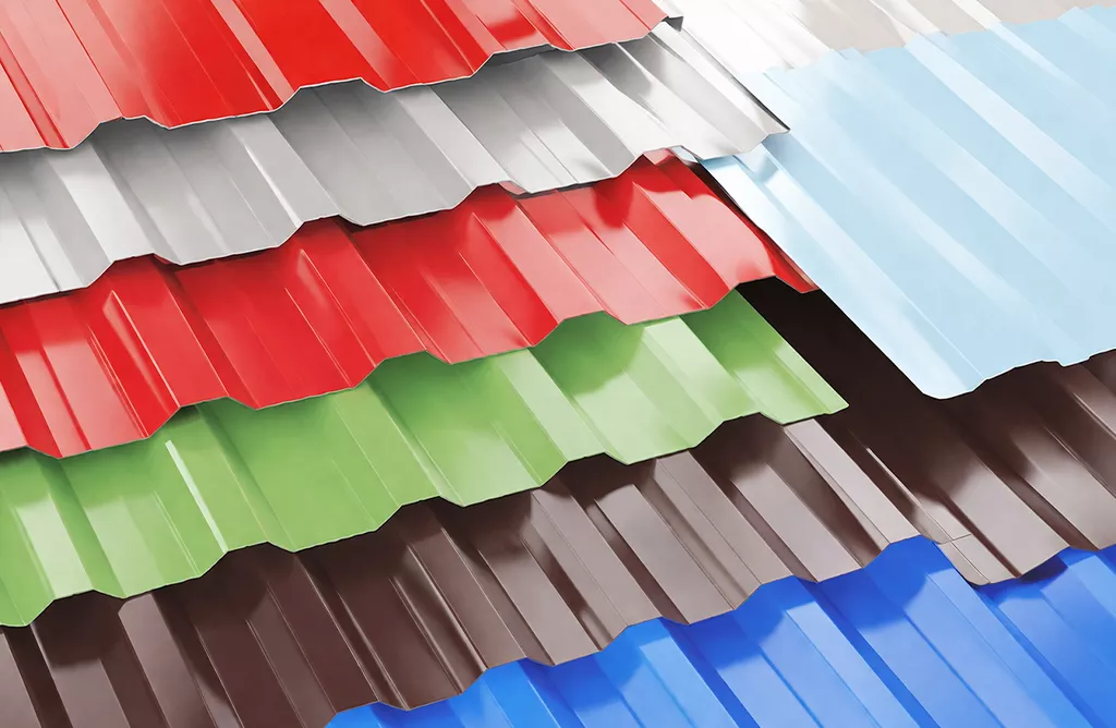 Multi-Colored metal roofing sheets with heat-reflective coating